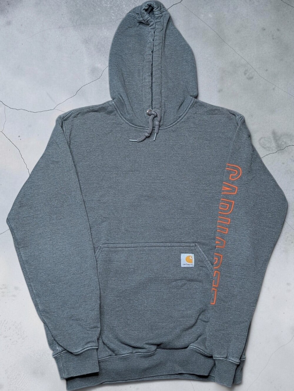 Carhartt Workwear Original Fit Pullover Sweatshirt Spellout Hoodie Sweatshirt